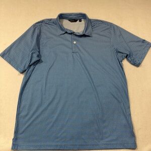 Walter Hagen Blue Polo Shirt Performance Fabric